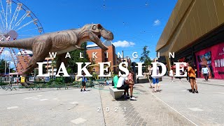 Walking around the Lakeside Shopping Centre in Borough of Thurrock Essex Chufford Hundred Retail [upl. by Nagud]