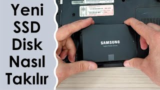 Bilgisayara Yeni SSD Disk Nasıl Takılır Eski Laptopa SSD Takarak 10 Kat Hızlandırın [upl. by Yekim]