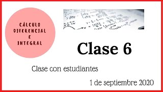 Clase 6  Derivada  1 de septiembre 2020 [upl. by Catlin669]