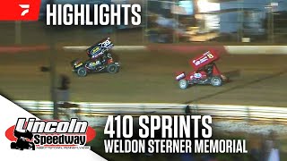 Weldon Sterner Memorial at Lincoln Speedway 42024  Highlights [upl. by Florri831]