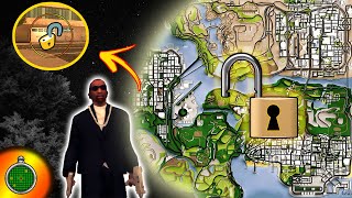 Como Desbloquear Todo o Mapa de GTA SAN ANDREAS PC Sem Fazer Missões [upl. by Hannala]