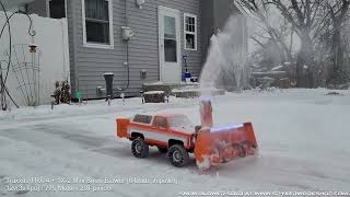 Spyker Workshop  1X2 Mini Snow Blower  Testing Several Motors [upl. by Freyah]