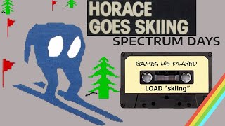 Horace Goes Skiing on the Sinclair ZX Spectrum our memories and review podcast episode 3 [upl. by Ihp]