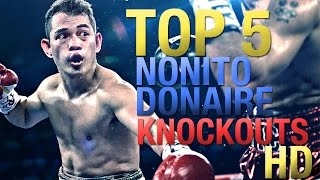 Top 5 Best Nonito Donaire Knockouts HD [upl. by Ecyarg885]