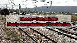 Dhone  Guntakal Doubling works  Dhone  Pendekallu Section  Guntakal Division [upl. by Isied739]