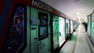 Поездка поезде Москва 2024 от Домодедовской до Павелецкой [upl. by Ferne715]