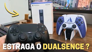 BASE DE CARREGAMENTO OFICIAL ESTRAGA O CONTROLE DO PS5 DUALSENCE [upl. by Ellainad]