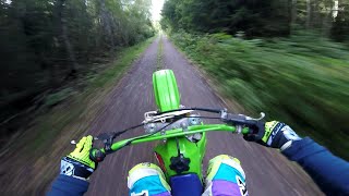 Kawasaki KX80 2Stroke  Little Ripper Adventure GoPro [upl. by Clywd]