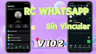 RC WHATSAPP VERSIÓN 102 ACTUALIZADO SIN VINCULAR 💯✅️✅️ [upl. by Templas]