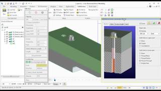 SolidGenius Automatic modification of screw connections [upl. by Asoj145]