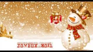 Fond écran animé  screensaver Bonhomme de neige de Noel [upl. by Oregolac637]