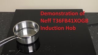 Neff T36FB41XOG Induction Hob [upl. by Ck]