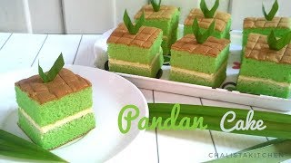 CAKE PANDAN YANG SANGAT MOIST  Pandan Cake Recipe [upl. by Hctub801]