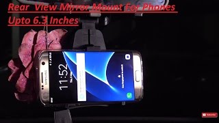 Universal Car Rear View Mirror Mount for 463 inch Smartphone From Banggood [upl. by Bonucci360]