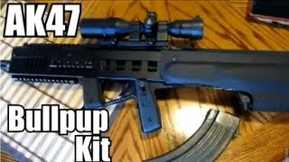 AK47  CBRPS Spike X1 FMD bullpup rifle stock [upl. by Novel161]