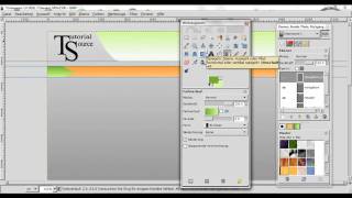 Webdesign  Die Grafiken sowie das Design erstellen in GIMP [upl. by Brynn]