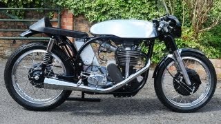 Manx Norton being started for the first time since its build [upl. by Airotnahs]