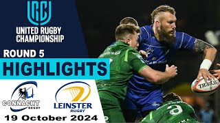 Highlights  Connacht vs Leinster  Round 5  United Rugby Championship 202425 [upl. by Tish]