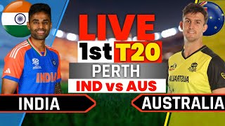 Live  IND vs AUS 1st live score amp commentary  BGT 2024 short feed shorts shortslive cricket24 [upl. by Isabeau]