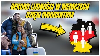 Rekordowa liczba ludności w Niemczech dzięki imigrantom [upl. by Zsamot72]