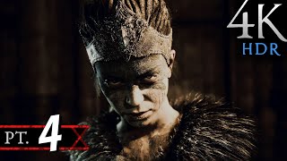 Hellblade Senuas Sacrifice 4K60fps HDR Ray Tracing 100 Hard Part 4  Chapter 4 [upl. by Anua531]