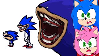 Sonic and Amy Watch Shin Sonic Tapes  Chaos in Among Us [upl. by Bel]