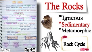 The RocksIgneous Sedimentary Metamorphic Rock Cycle World Geography  Lec34 An Aspirant [upl. by Esther]