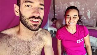 Full Body Massage on Praia do Futuro 🏖️ – Fortaleza 🇧🇷 [upl. by Cissej155]