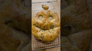 Halloween Sourdough Fougasse bread shorts [upl. by Asaph]