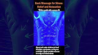 Back Massage for Stress Relief and Relaxation [upl. by Odrarej]