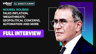 Nouriel Roubini talks economics geopolitical concerns automation and more [upl. by Akirehs]