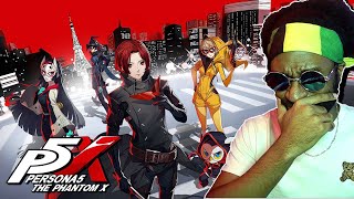 This Song is AMAZING  Persona 5 The Phantom X Opening Reaction [upl. by Fritze]