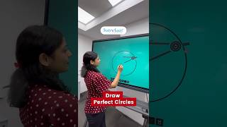 Interactive Flat Panel 65 Inch Smart Board  How To Use Smart Board Compass  Math Tools [upl. by Nivlag211]