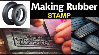 HOW TO MAKE RUBBER STAMP  USING TIRE TUBE TO MAKE OFFICE STAMPS [upl. by Hatcher305]