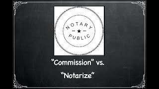 Commission vs Notarize Whats the difference Legalese Translator Ep 8 [upl. by Sitoiganap]