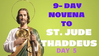 9DAY NOVENA TO ST JUDE THADDEUS  DAY 5 [upl. by Anders]