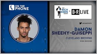 Browns WR Damon SheehyGuiseppis Amazing Journey to the NFL  Full Interview  The Rich Eisen Show [upl. by Loeb]