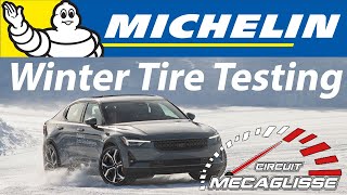 Michelin winter tire testing at Circuit Meccaglisse [upl. by Amorete]