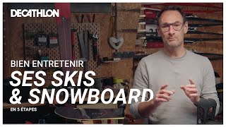 TUTO  Comment entretenir votre matériel ski amp snowboard  🏂 I Decathlon [upl. by Renferd]