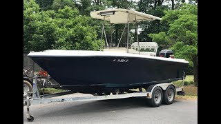 Finally finished Budget Center Console Boat Restoration  1987 Angler 20ft CC w Suzuki DF150 [upl. by Senior]