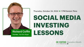 The Plain Bagel shares lessons from the best and worst investing tips on social media [upl. by Elleret]