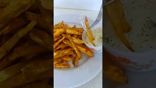 Frites de patates douces au four avec sa sauce yaourt [upl. by Norry]