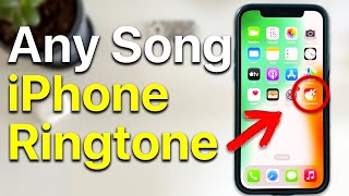 How to set ANY song as iPhone Ringtone under 3 minutes  in 2024 [upl. by Dominus]