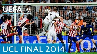 Real Madrid v Atlético Madrid 2014 UEFA Champions League final highlights [upl. by Nimocks]