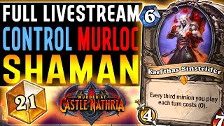 ⭐ Control Murloc Shaman Murder at Castle Nathria  Hearthstone [upl. by Arev]