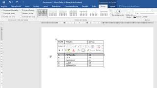 Tabela no Word  parte 2 [upl. by Fuller]