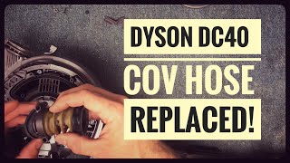 Dyson DC40 change over hose replacement—repairman shows how [upl. by Sinclare]