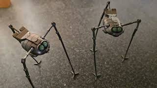 Jeff Wayne War of the worlds tripod model  wotw toys  3d printed fitting machines [upl. by Lachus762]