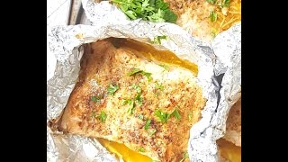 SALMON BAKED IN FOIL PACKETS [upl. by Burner646]