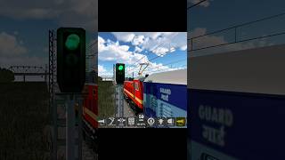 train simulator non stop horn 😱  superfast express train 🚆 trainsimulator train shorts [upl. by Minier258]